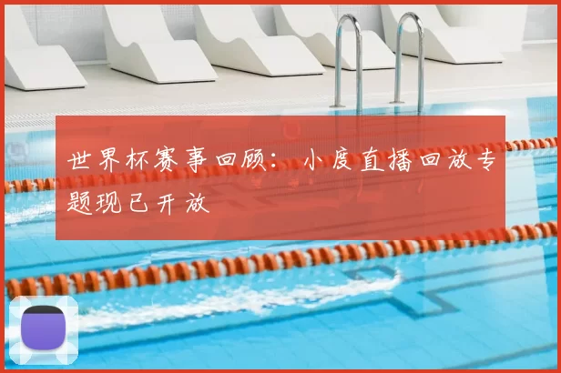世界杯赛事回顾：小度直播回放专题现已开放