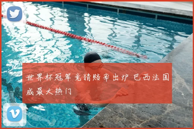 世界杯冠军竞猜赔率出炉 巴西法国成最大热门