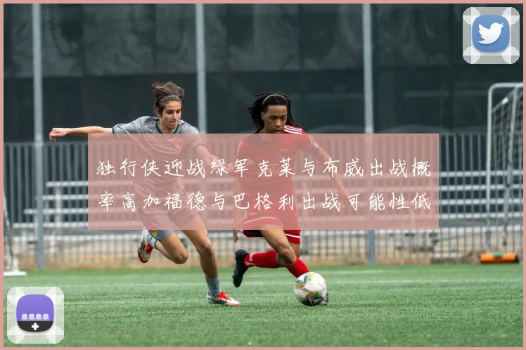独行侠迎战绿军克莱与布威出战概率高加福德与巴格利出战可能性低